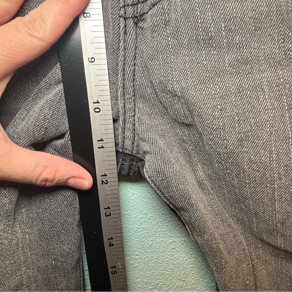 Hidden Two-Tone Distressed Wide Leg Gray & Black Jeans Women’s Size 27 Grunge - Picture 6 of 10